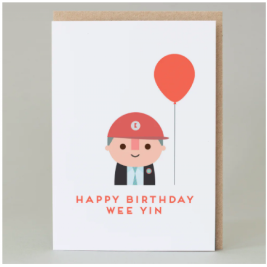 Happy Birthday Wee Yin Card 