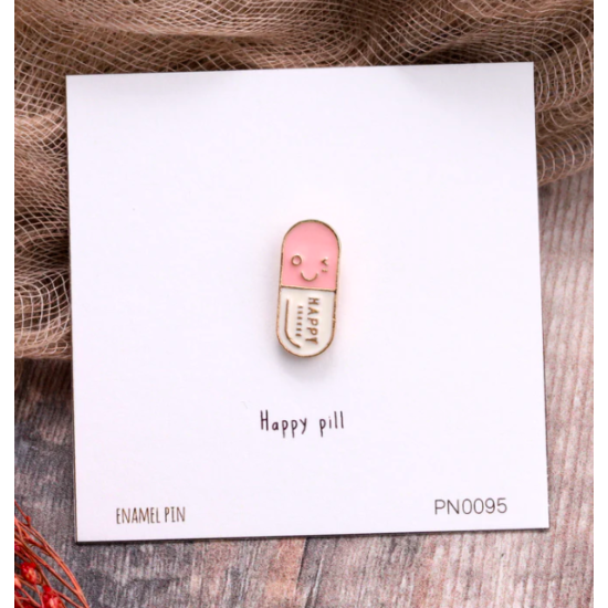 Happy Pill Pin