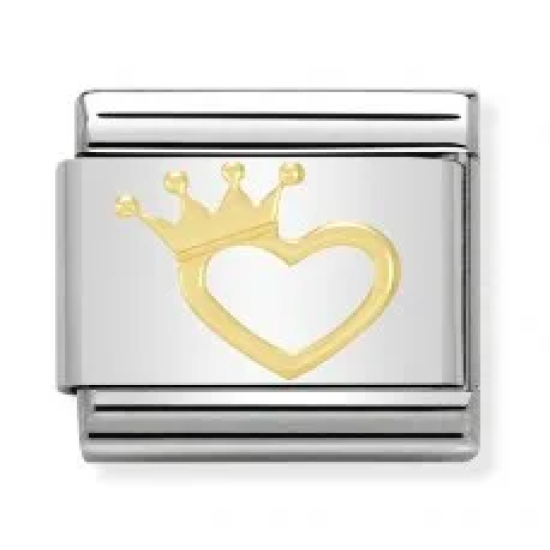 Heart with crown Link