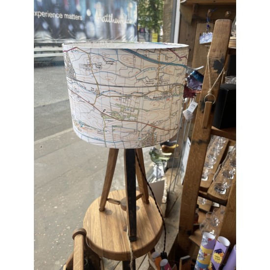 Linlithgow Map Lampshade 