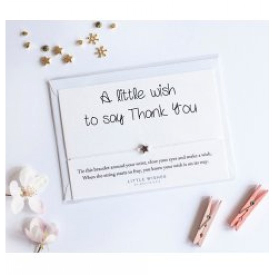 Little Wishes - To Say Thank You Bracelet
