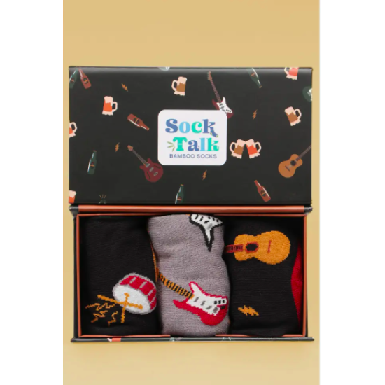Men's Rock Band Socks Gift Box