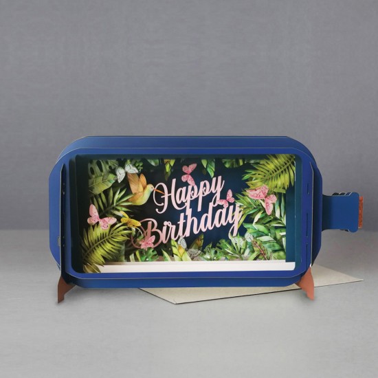 Message in a Bottle Happy Birthday Pop Up Birthday Greeting Card