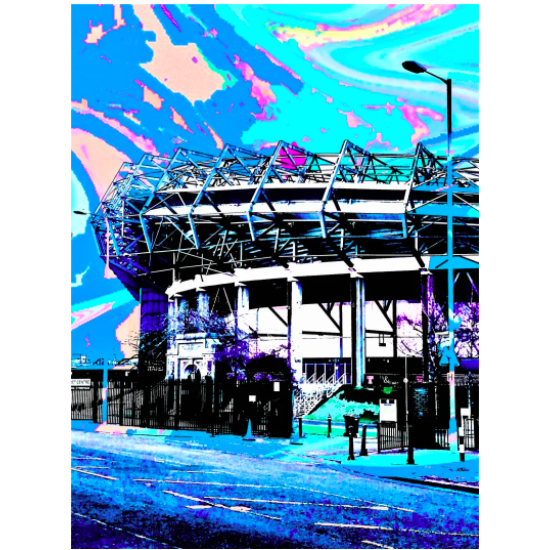Murrayfield Stadium Print 
