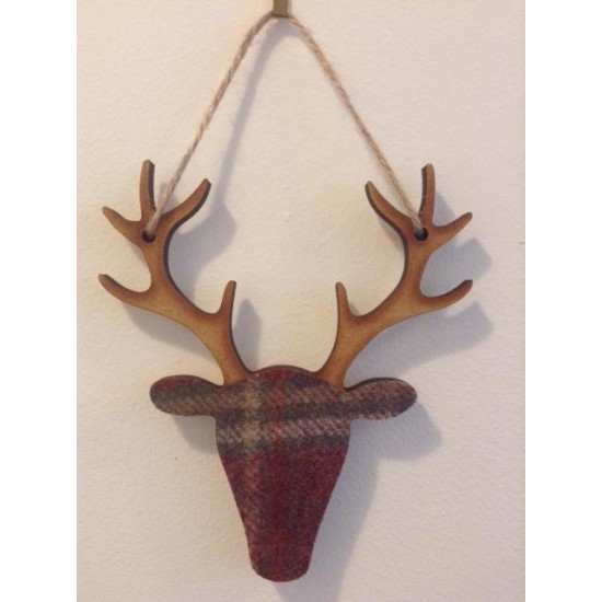 Small Hanging Stag Mauve