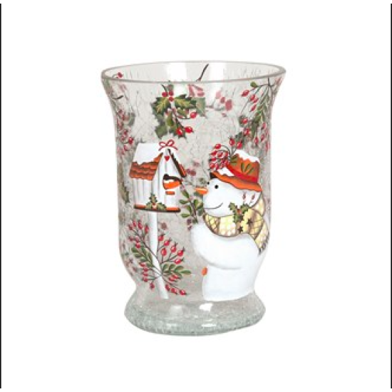  Snowman Hurricane Tealight Small 