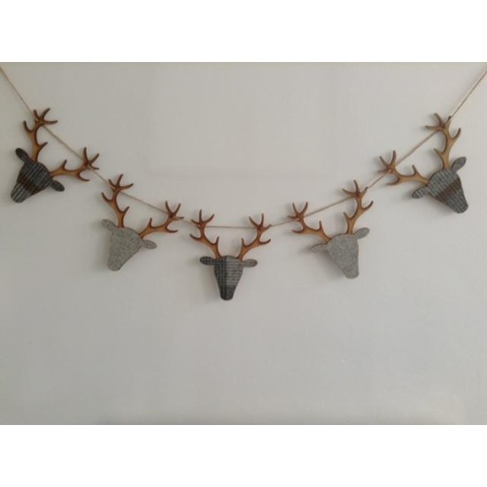 Stag Bunting Grey Large 