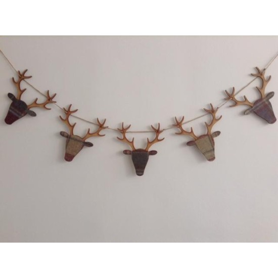 Stag Bunting Mauve Large 