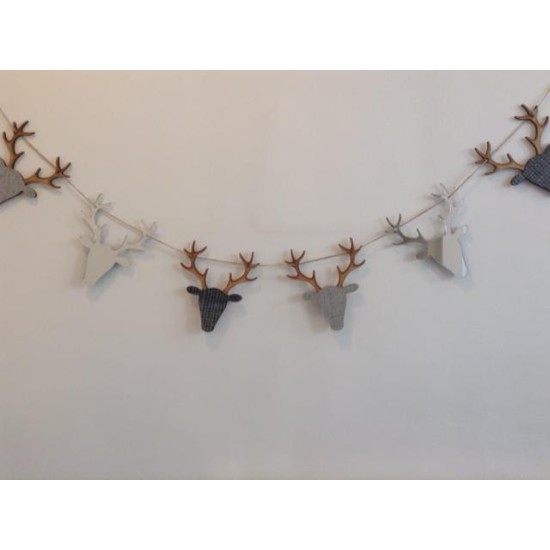 Stag Bunting Mirror Large 