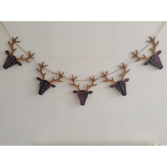  Stag Bunting Purple Medium