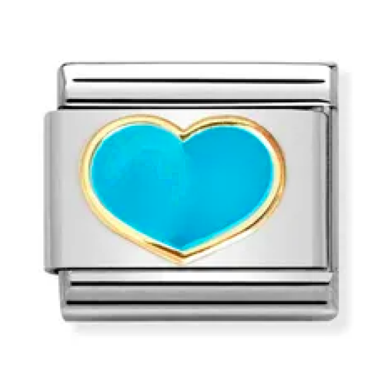 Turquoise Heart Link 