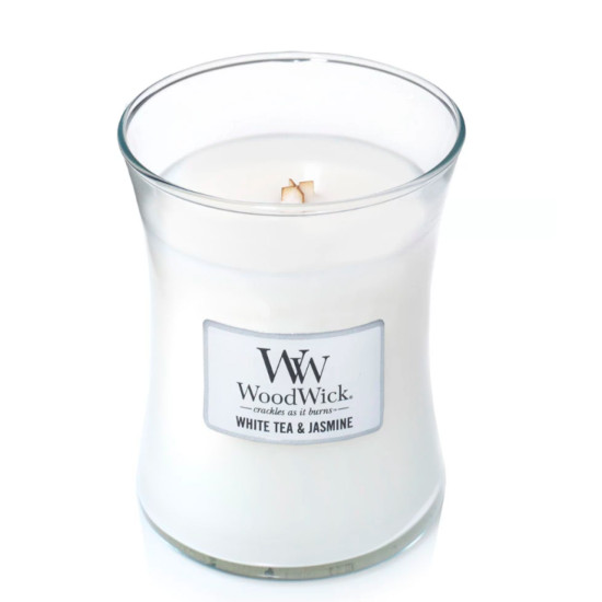 White Tea & Jasmine Medium Hourglass Candle