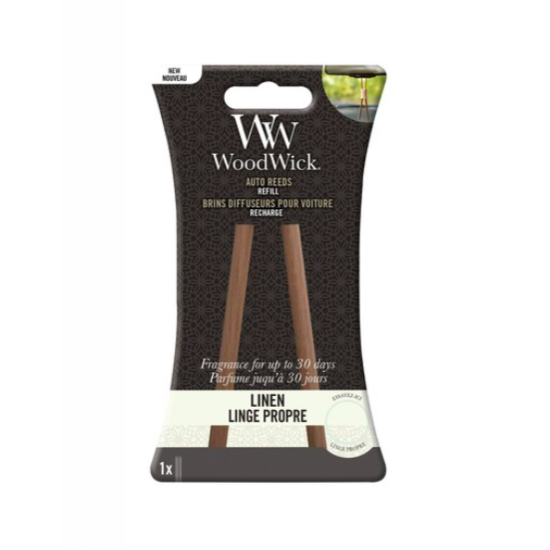 Woodwick Auto Reed Refill Linen