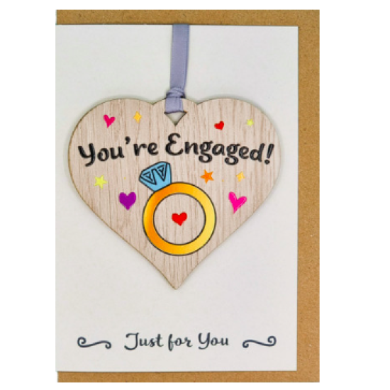  You're Engaged! Card with Gift