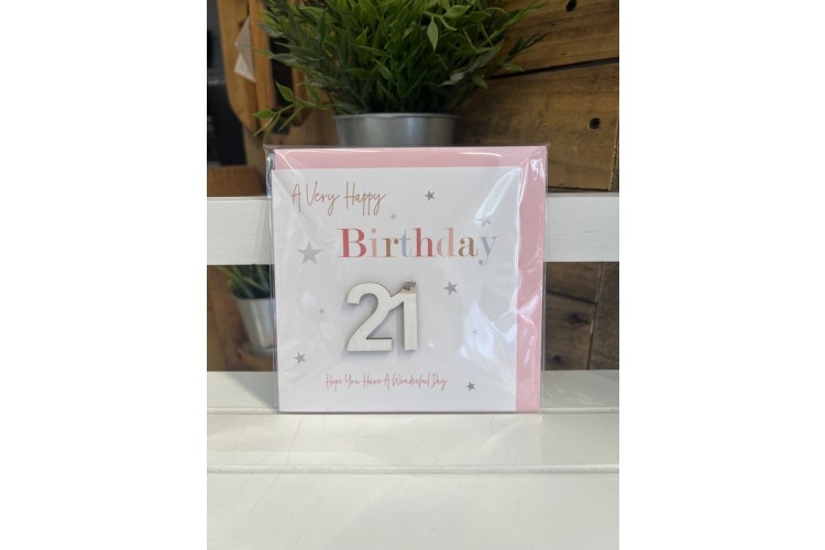 21st Birthday Card 