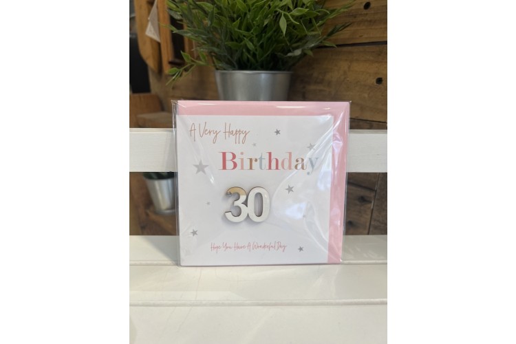 30th Birthday Card 