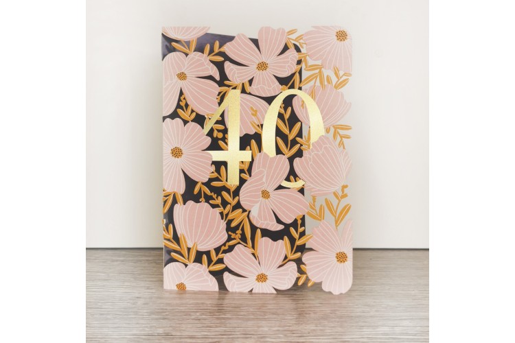 40 Flower Greeting Card 