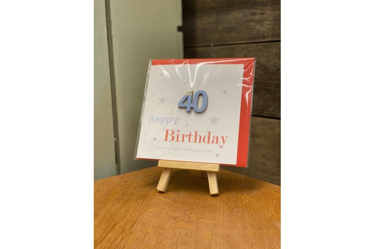 40th Birthday Greeting Card