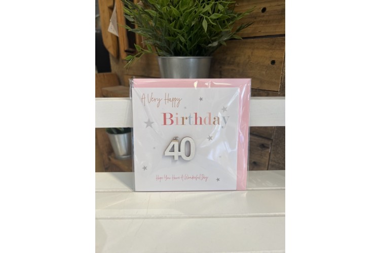 40th  Birthday Card 