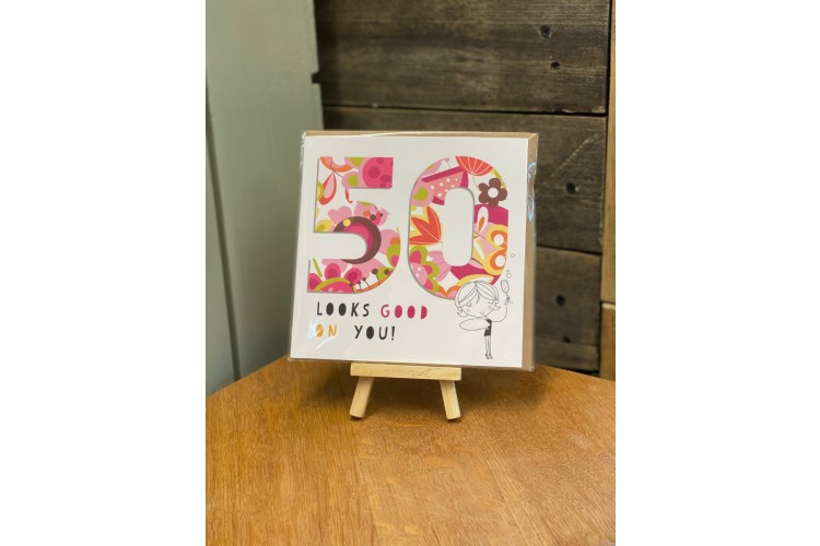 50th Birthday Greeting Card