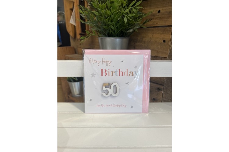 50th Birthday Card 