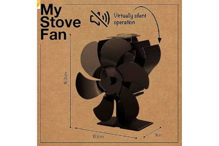 6 Blade Stove Fan