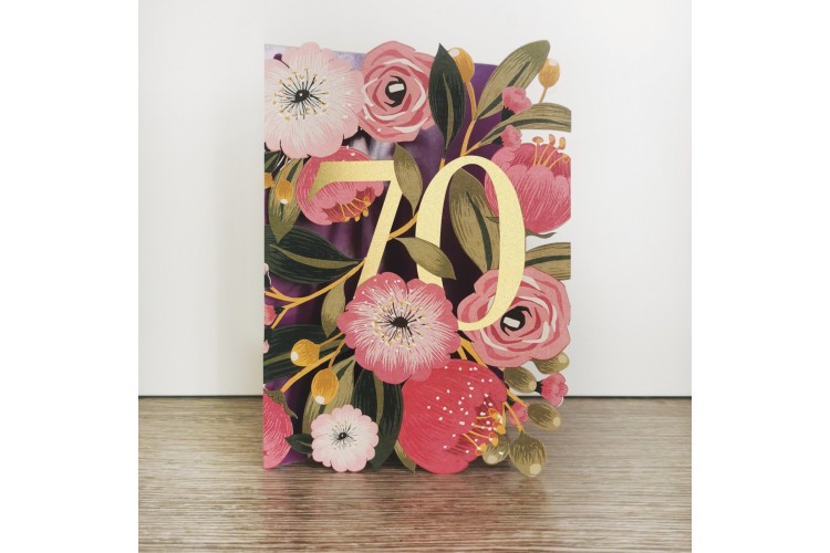 70 Flower Greeting Card 
