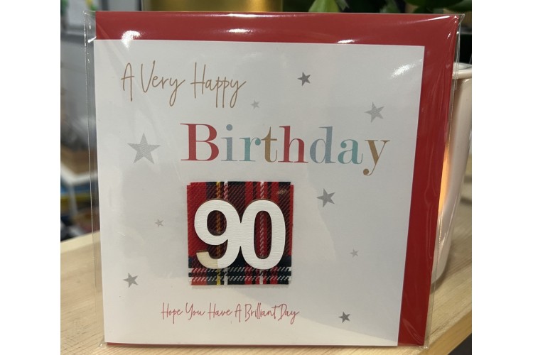 90th Birthday Card