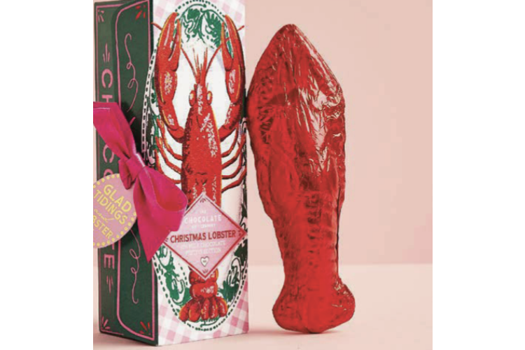 A Christmas Lobster Chocolate