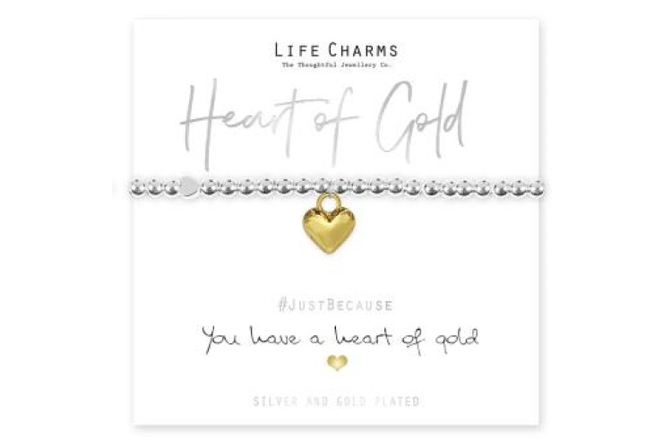 A Heart of Gold Bracelet
