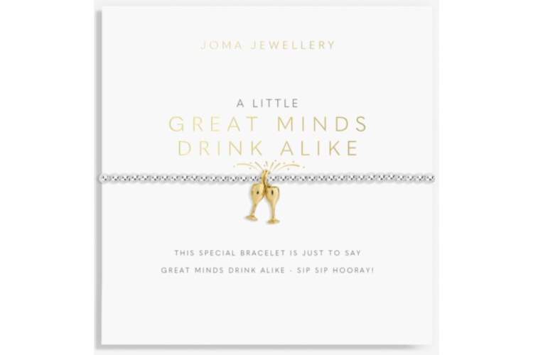 A Little Great Minds Drink Alike Bracelet