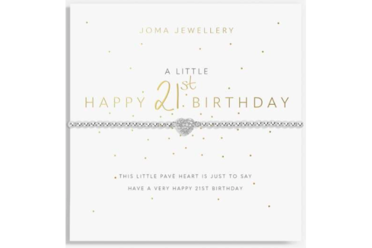 A Little Happy 21st Birthday Bracelet