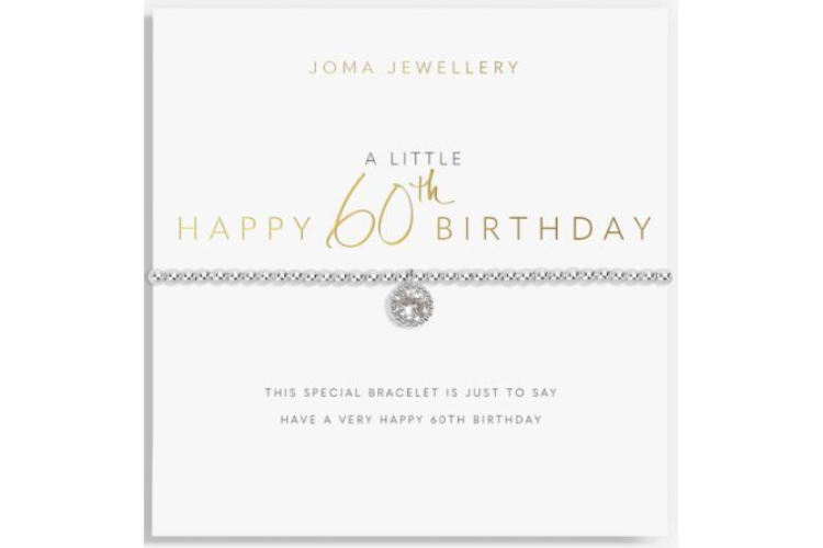 A Little Happy 60th Birthday Bracelet
