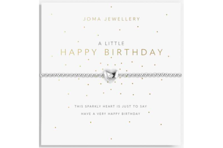 A Little Happy Birthday Crystal Bracelet