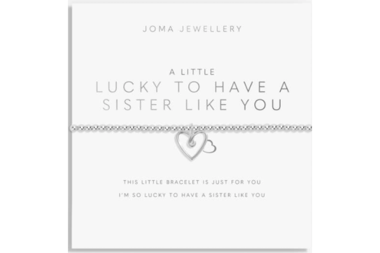 A Little Lucky to Have a Sister Like You Bracelet