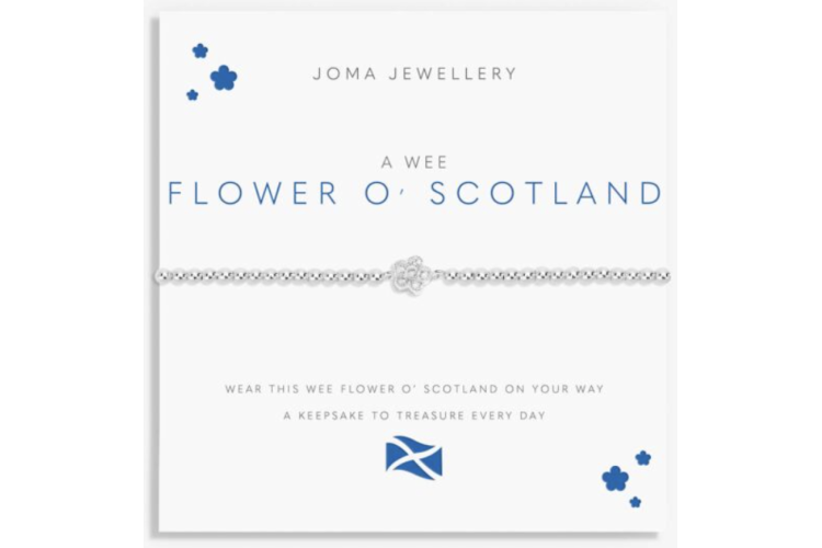 A Little Wee Flower of Scotland Bracelet