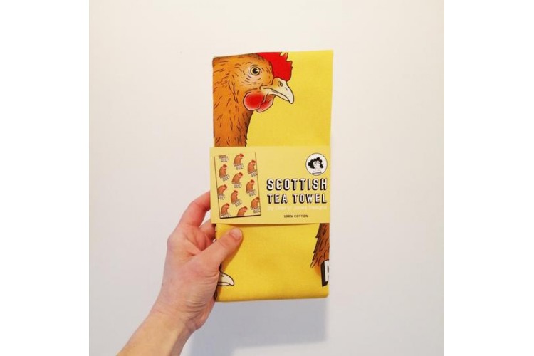 Al'right Hen Tea Towel