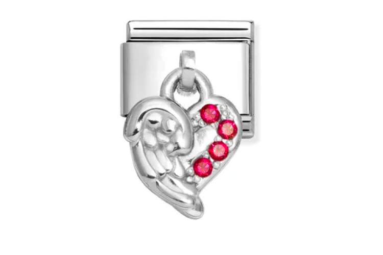 Angel Red Wings Pendant Link 