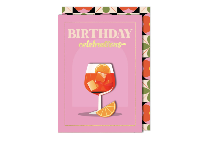 Aperol Birthday Celebrations Card