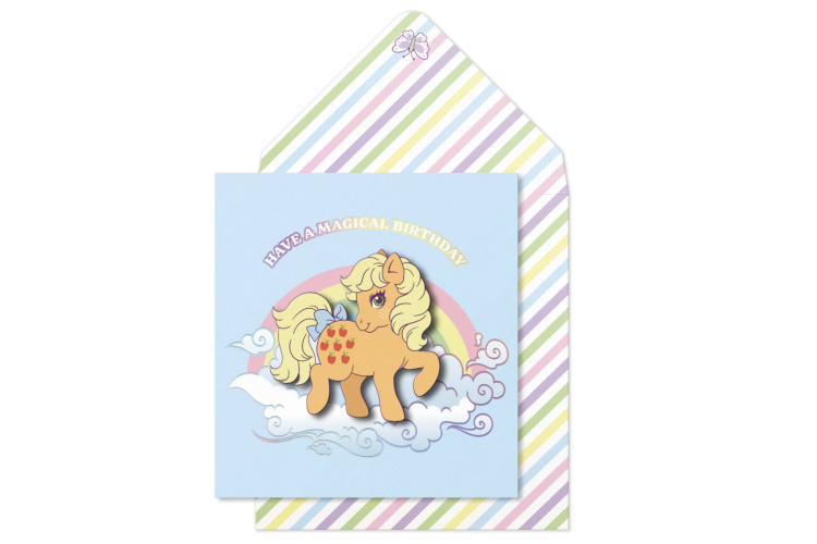 Applejack Retro Magical Birthday Card