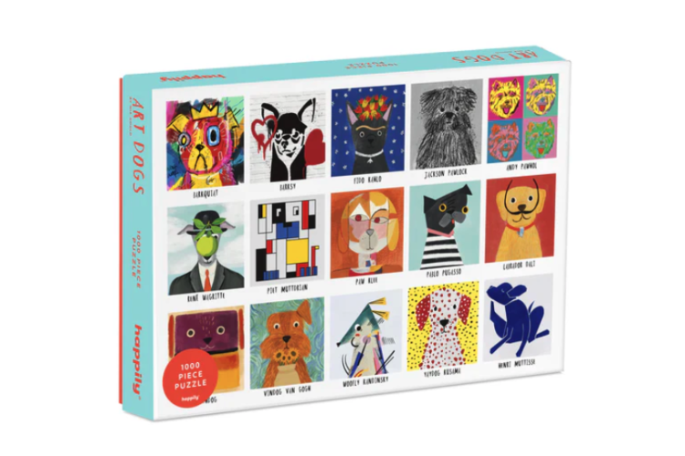 Art Dogs - 1,000 Piece Jigsaw Puzzle