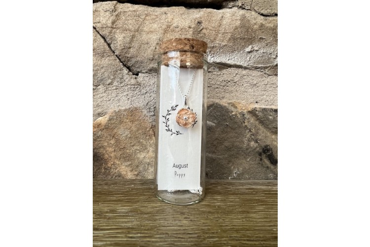 August Birthflower Necklace 