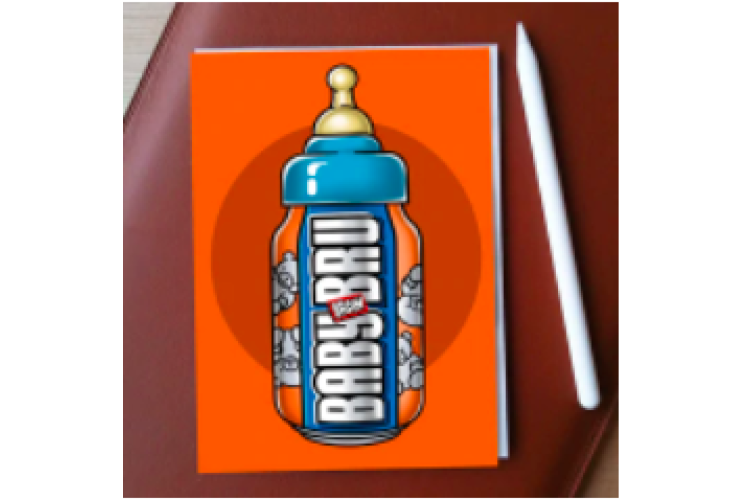 Baby Bru's Greeting Card