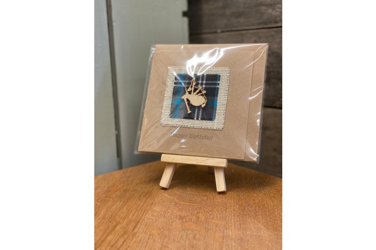 Bagpipe Birthday Greeting Card