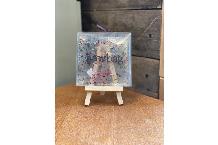 Bawbag Glass Coaster