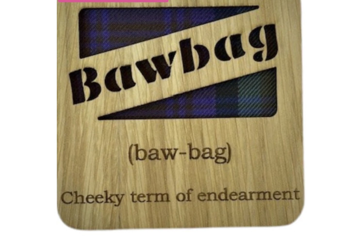 Bawbag square coaster
