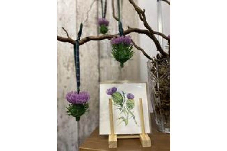 Beaded Scottish Thistle