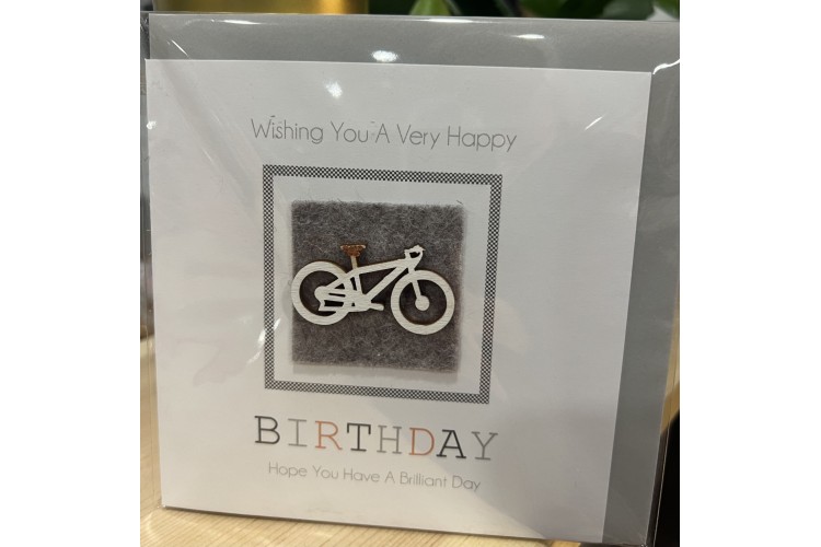 Bike Birthday Card 
