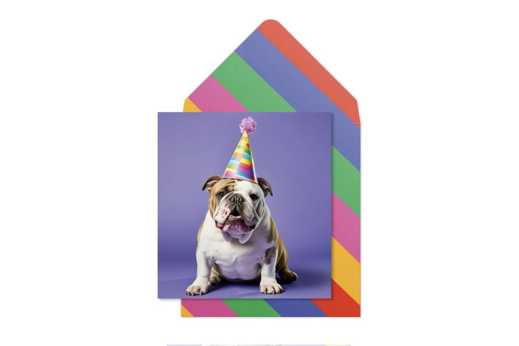 Birthday - bulldog