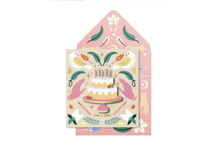Birthday Cake - Doves